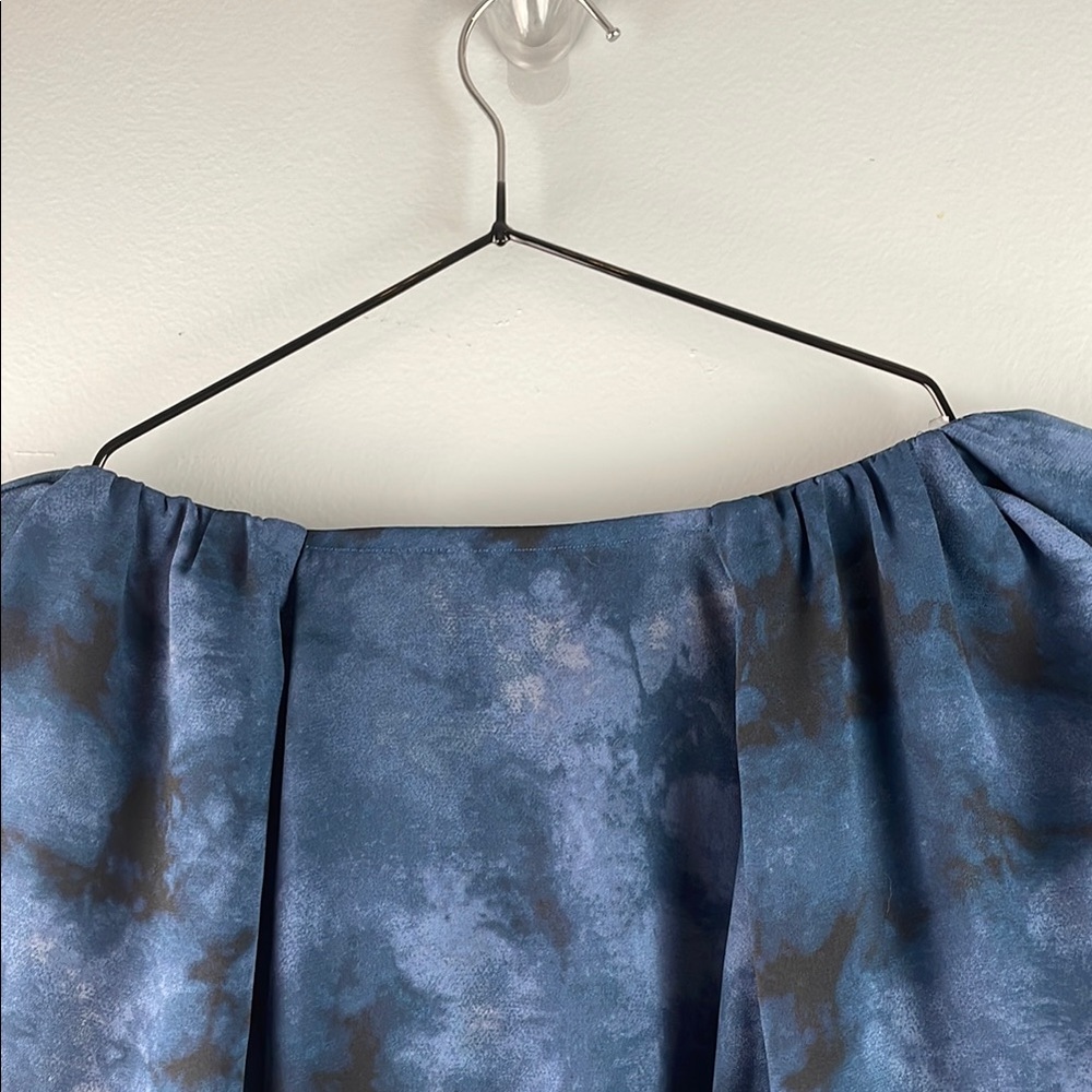 Artsy Worthington Blue Blouse L - Picture 6 of 7